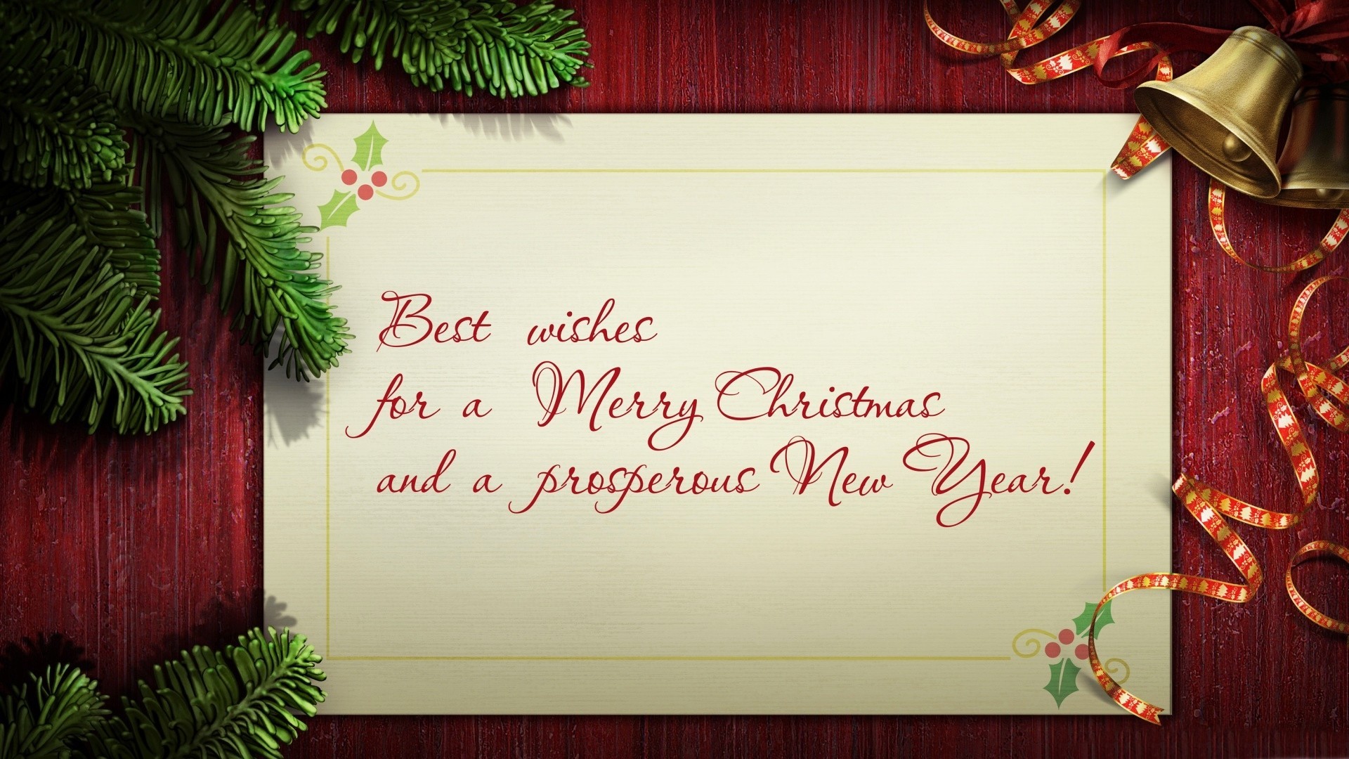 Merry Christmas And Happy New Year Greeting Card Messages